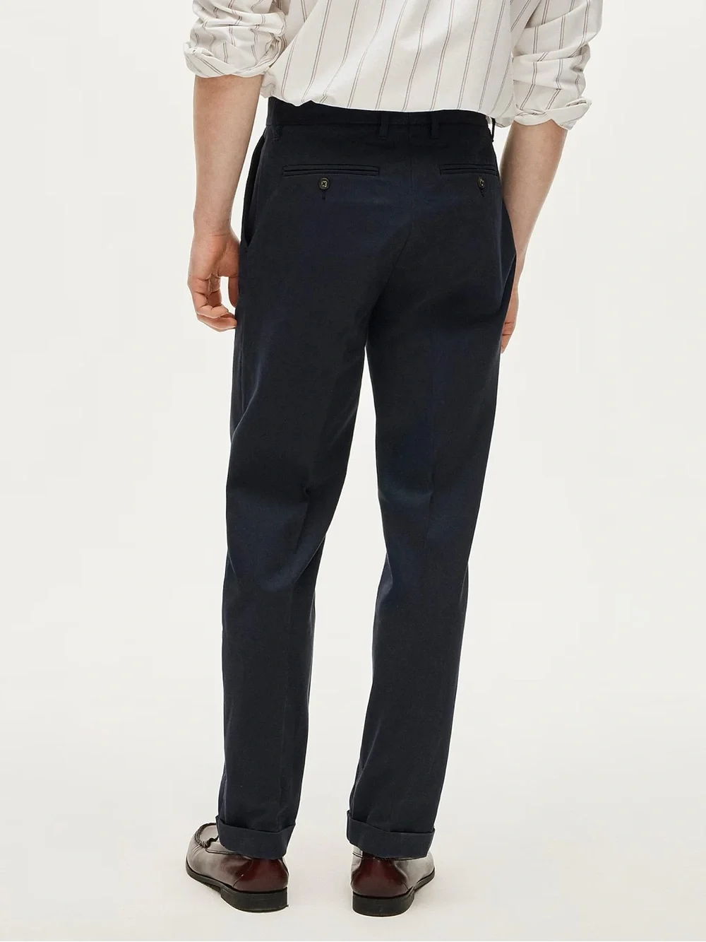 J. CREW Mercer Classic-fit trouser in Italian stretch twill Navy Size 33 CQ945